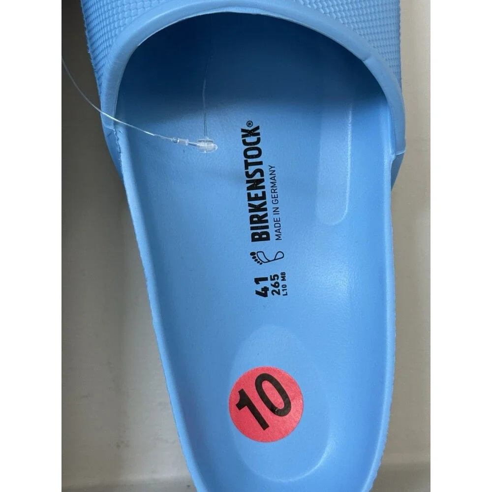 Birkenstock Barbados Sky Blue EVA Regular Width EU Size 41 US 8 Women 10 NEW!